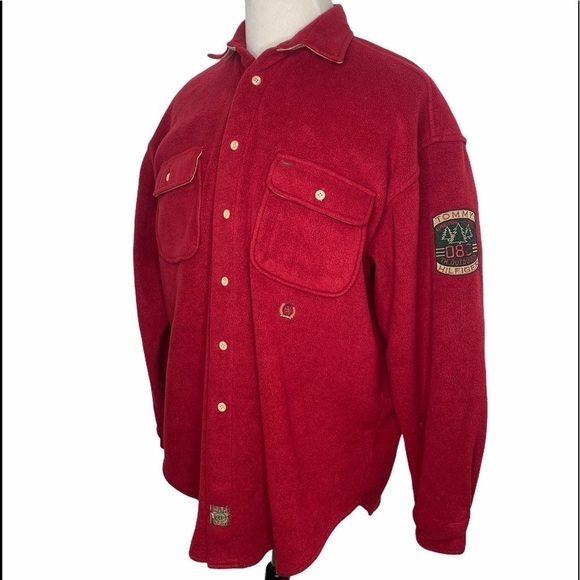 Tommy Hilfiger Outdoors Expedition Fleece Shirt Vintage - Picture 3 of 11